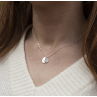 KETTING MET INITIALEN HANGER IN 14K GOUD 